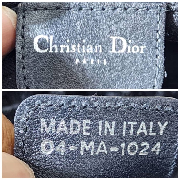 Authentic CHRISTIAN DIOR Calfskin Cannage Stitched Small Lady East West Lady Dio - Picture 10 of 15